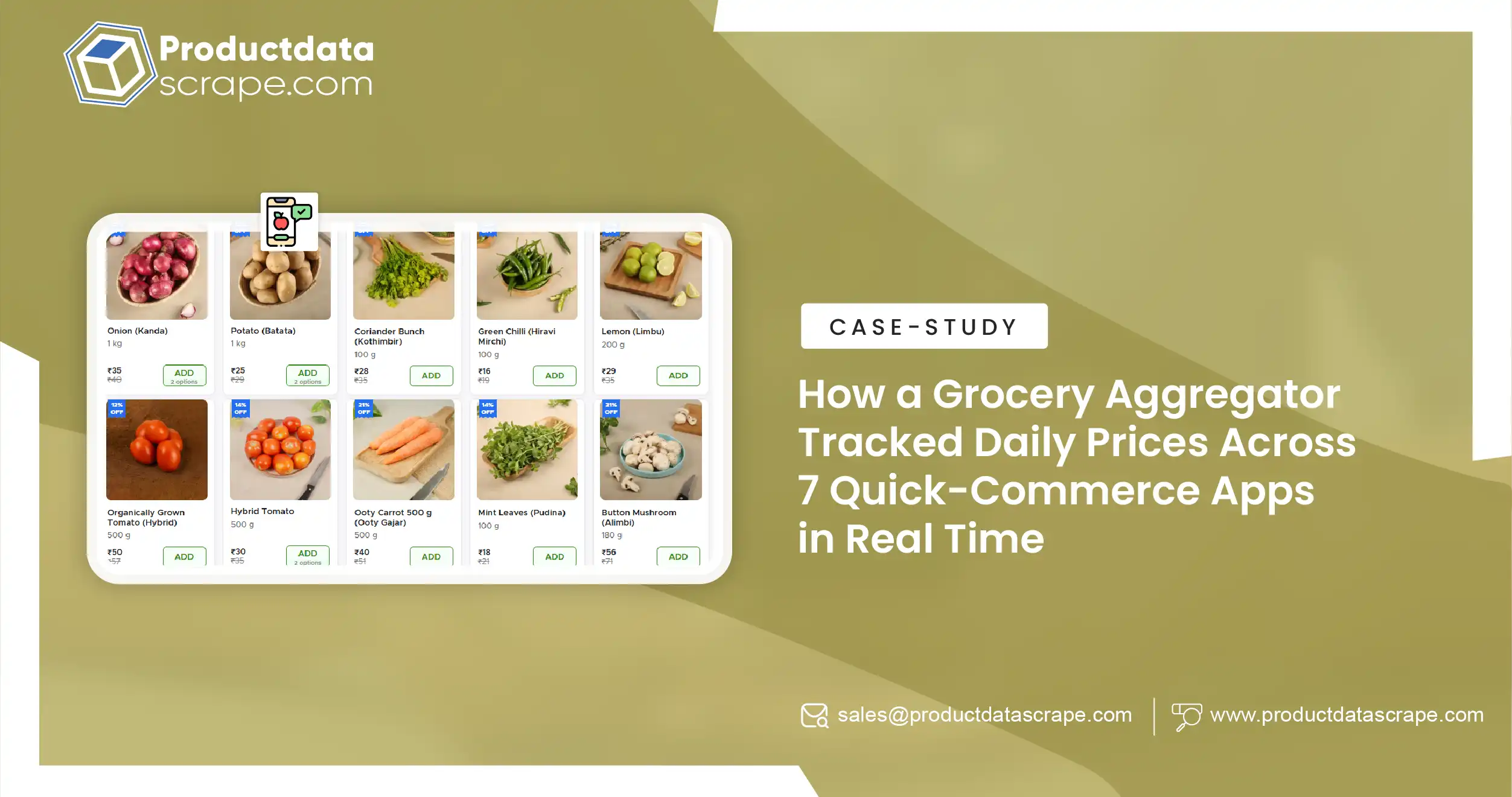 How a Grocery Aggregator Tracked Daily Prices Across 7 Quick-Commerce Apps in Real Time